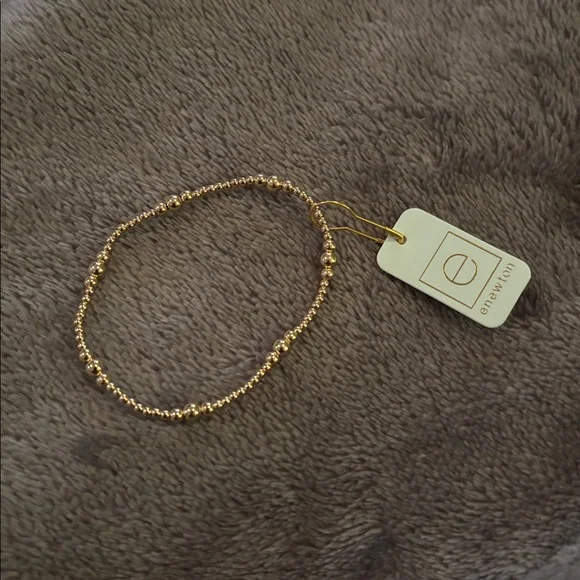 NWT Enewton - Purpose Gold 4mm Bead Bracelet - Picture 2 of 4